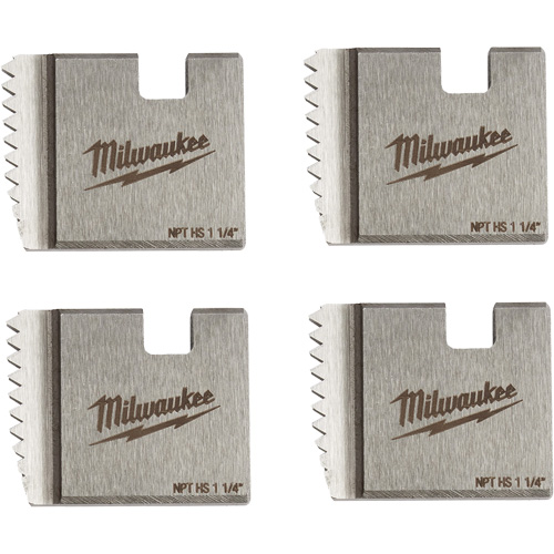 Matrices de tuyauterie portables NPT, Pour tuyau de 1-1/4", Acier rapide Distribution Jean Lapalme
