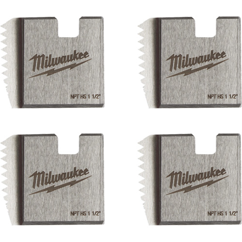 Matrices de tuyauterie portables NPT, Pour tuyau de 1-1/2", Acier rapide Distribution Jean Lapalme