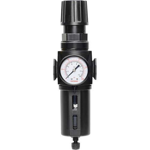 Manual Drain Filter/Regulator with Standard Bowl Modulair 300, 1/4" NPT, 150 PSI, 5.1 fl. oz. Capacity Distribution Jean Lapalme