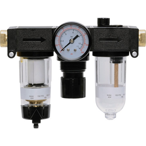 Filtre, d&eacute;tendeur & lubrificateur Modulair 200, 1/4" NPTF Distribution Jean Lapalme