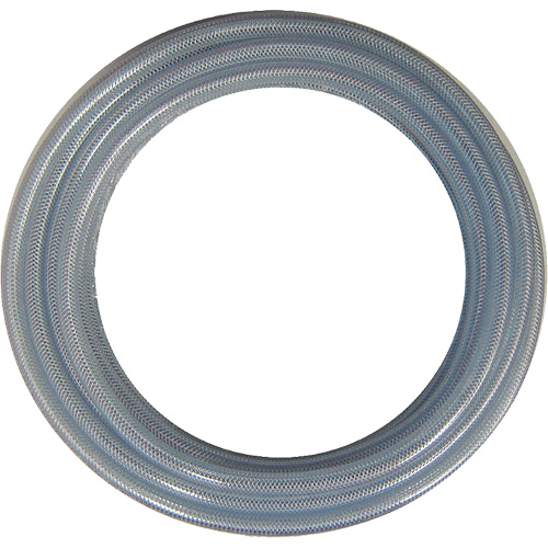 Braided Tube, 1.312" OD x 100' L, PVC, Clear Distribution Jean Lapalme