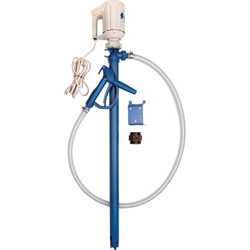 Trousse de pompe pour baril EFP-40 avec moteur S1, Polypropyl&egrave;ne/Acier inoxydable Distribution Jean Lapalme