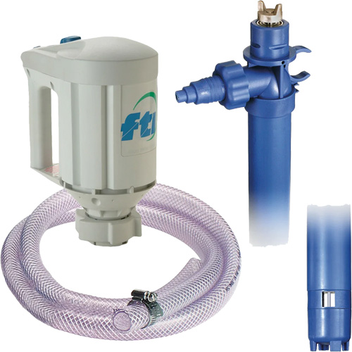 Trousse de pompe pour baril PFM-40 avec moteur M3V, Polypropyl&egrave;ne/PVDF/Acier inoxydable Distribution Jean Lapalme