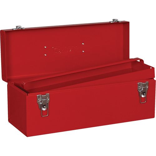 Tool Box, 7-1/8" D x 19" W x 7-1/2" H, Red Distribution Jean Lapalme