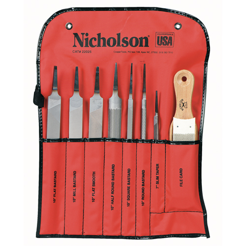 8-Piece Machinist File Set, 8 Pcs Distribution Jean Lapalme