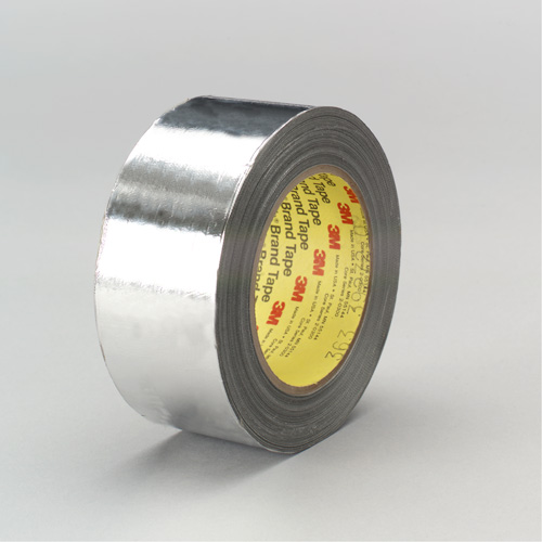 High-Temperature Aluminum Foil/Glass Cloth Tape, 12 mm (1/2") W x 33 m (108') L Distribution Jean Lapalme