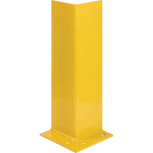 Upright Protectors, Steel, 7" W x 7" D x 12" H, Safety Yellow Distribution Jean Lapalme