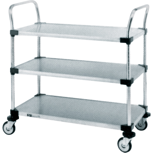 Standard-Duty Utility Carts, 2 Tiers, 24" W x 39" H x 24" D, 500 lbs. Capacity Distribution Jean Lapalme