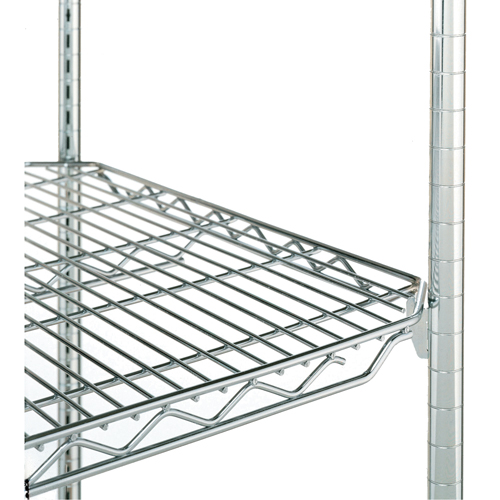 Qwikslot Adjustable Shelving Unit, 4 Tiers, 48" W x 54" H x 24" D Distribution Jean Lapalme