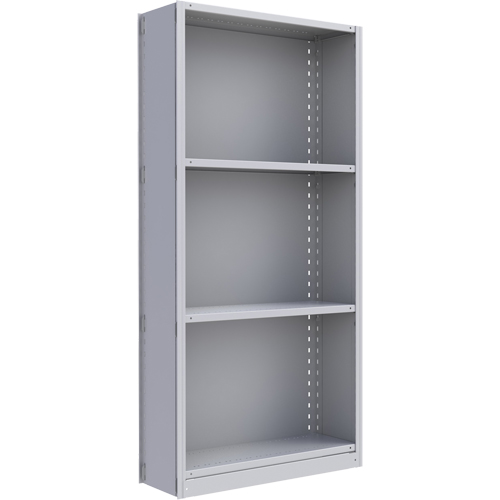 &eacute;l&eacute;ment de rayonnage Interlok, Acier, Sans boulons, Capacit&eacute; 800 lb, 36" la x 76" h x 24" p Distribution Jean Lapalme