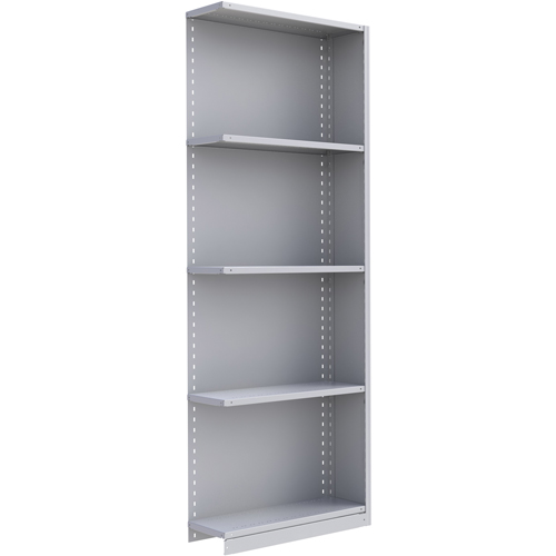 Interlok Shelving Unit, Steel, Boltless, Add-On, 36" W x 100" H x 24" D Distribution Jean Lapalme