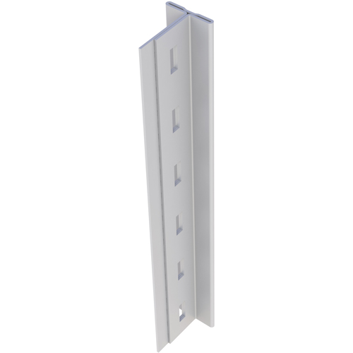 Montant en T pour rayonnage enclenchable Interlok, Acier, Hauteur 112" Distribution Jean Lapalme