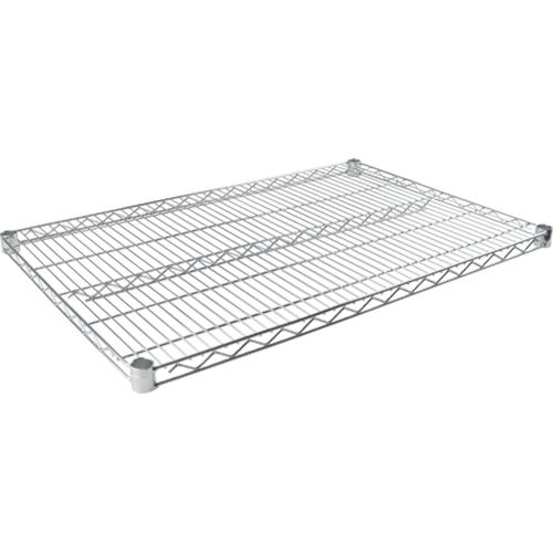Tablette en treillis pour &eacute;tag&egrave;re robuste en treillis chromat&eacute;, 36" la x 24" p, Capacit&eacute; de 800 lb Distribution Jean Lapalme