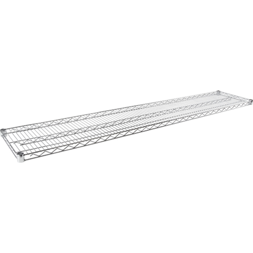 Wire Shelf for Heavy-Duty Chromate Wire Shelving, 72" W x 14" D, 600 lbs. Capacity Distribution Jean Lapalme