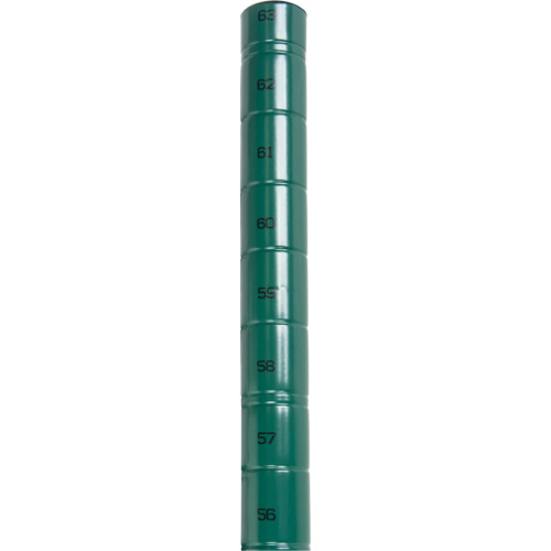 Heavy-Duty Green Epoxy Finish Wire Shelving Post Distribution Jean Lapalme