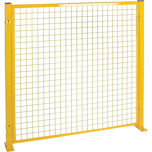 Protecteur de p&eacute;rim&egrave;tre de style treillis, 4' h x 4' la, Jaune Distribution Jean Lapalme