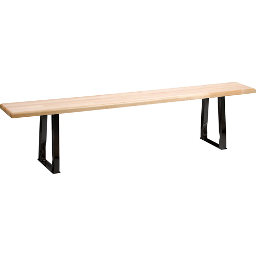 Banc pour vestiaire, Bois, 72" lo x 9-1/2" la x 16-1/2" h Distribution Jean Lapalme