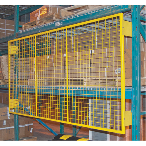 Grilles de protection arri&egrave;re pour palettier, 108" la x 48" h, Ferrures de 6" Distribution Jean Lapalme
