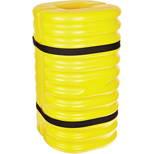 Protecteur de colonne, Ouverture int&eacute;rieure 6" x 6", 24" lo x 24" la x 42" h, Jaune Distribution Jean Lapalme