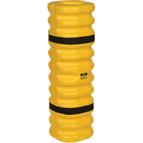 Protecteur de colonne, Ouverture int&eacute;rieure 4" x 6", 13" lo x 13" la x 42" h, Jaune Distribution Jean Lapalme