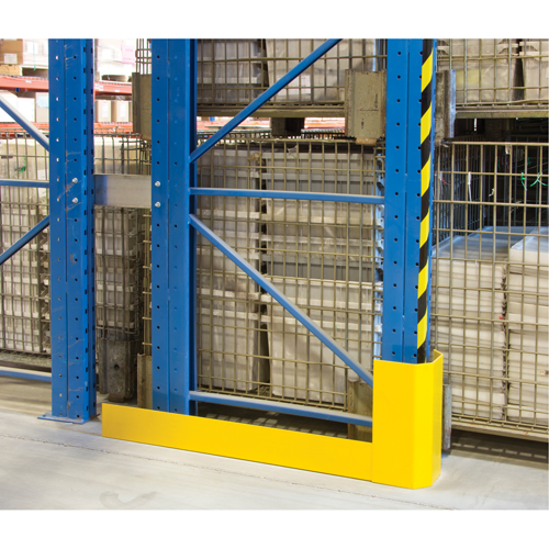 Racking Aisle Protectors, 3" W x 56" L x 16" H, Safety Yellow Distribution Jean Lapalme