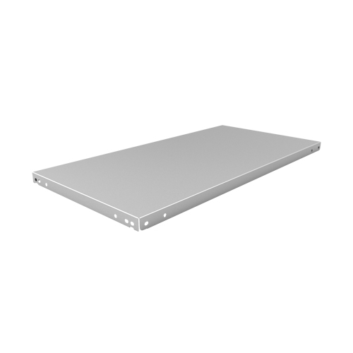 Tablette &agrave; corni&egrave;re perfor&eacute;e, Acier galvanis&eacute;, 48" la x 18" p Distribution Jean Lapalme