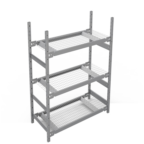 &eacute;tag&egrave;re de grande largeur, Acier, Sans boulons, Capacit&eacute; 1340 lb, 42" la x 60" h x 18" p Distribution Jean Lapalme