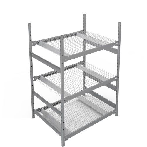 &eacute;tag&egrave;re de grande largeur, Acier, Sans boulons, Capacit&eacute; 1340 lb, 42" la x 60" h x 32" p Distribution Jean Lapalme