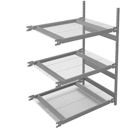 &eacute;tag&egrave;re de grande largeur, Acier, Sans boulons, Ajout, 42" la x 60" h x 32" p Distribution Jean Lapalme