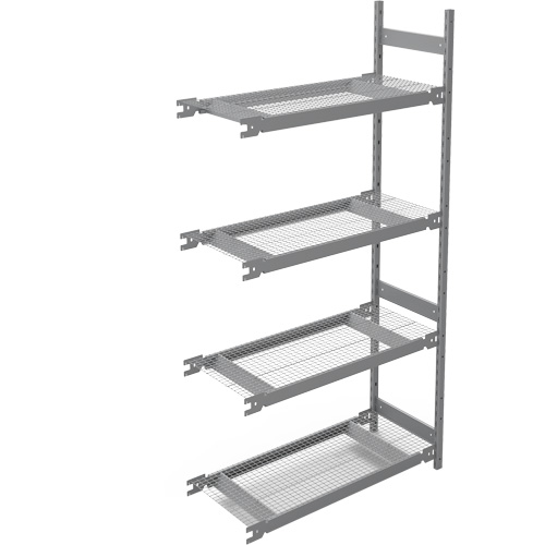 &eacute;tag&egrave;re de grande largeur, Acier, Sans boulons, Capacit&eacute; 1340 lb, 42" la x 84" h x 18" p Distribution Jean Lapalme