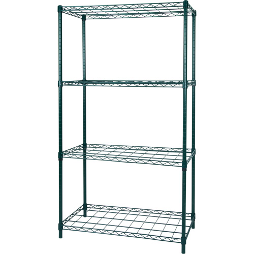 Rayonnage &agrave; tablette pour s&eacute;chage, 4 Tablettes, 36" la x 63" h x 18" p Distribution Jean Lapalme