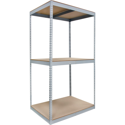 Rayonnage robuste, Acier, Sans boulons, Capacit&eacute; 1200 lb, 48" la x 84" h x 36" p Distribution Jean Lapalme