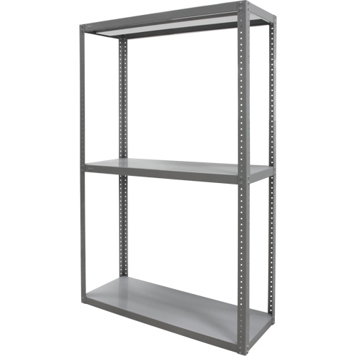 &eacute;tag&egrave;re robuste, Acier, Boulonn&eacute;, De base, 36" la x 72" h x 24" p Distribution Jean Lapalme