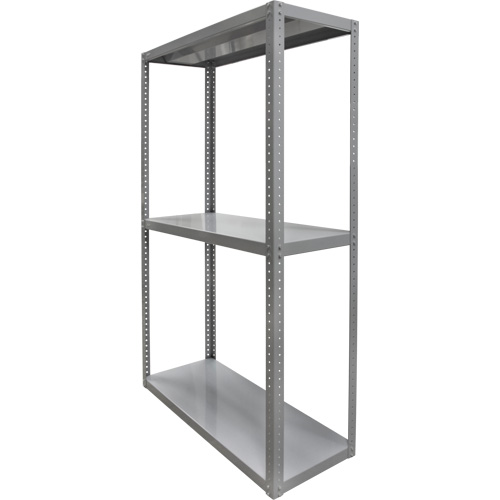 &eacute;tag&egrave;re robuste, Acier, Boulonn&eacute;, De base, 36" la x 72" h x 24" p Distribution Jean Lapalme