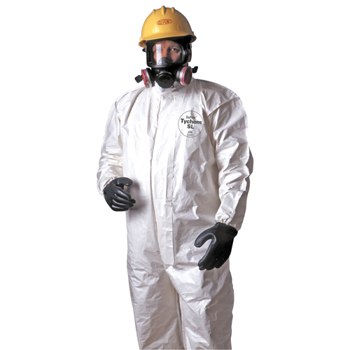Tychem&reg; 4000 Coveralls, Large, White Distribution Jean Lapalme