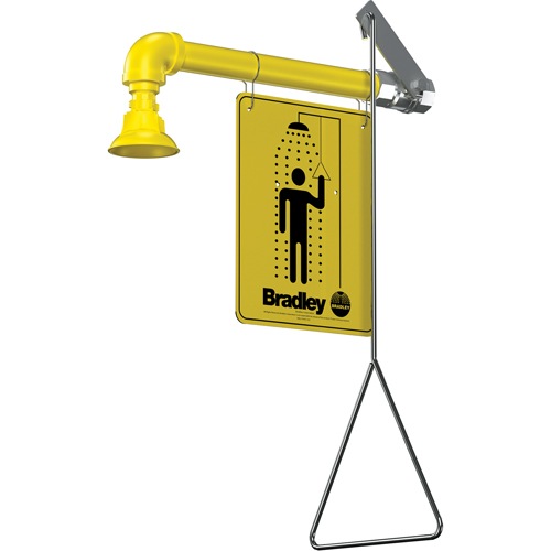 Horizontal Supply Emergency Shower Stations, Wall-Mount Distribution Jean Lapalme