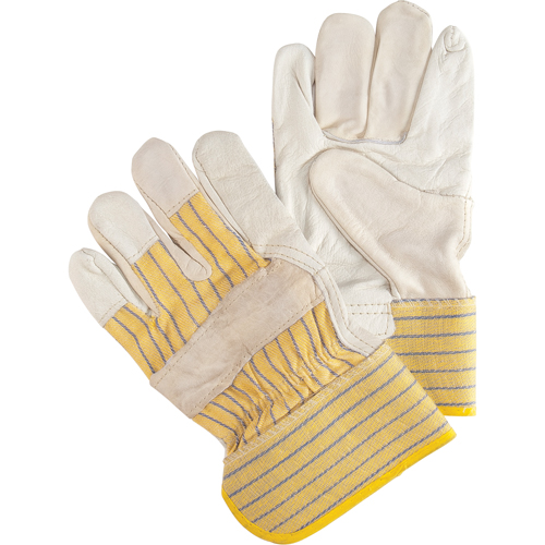 Gants pour ajusteur r&eacute;sistant &agrave; l'abrasion, Grand, Paume en Cuir fleur de vache Distribution Jean Lapalme