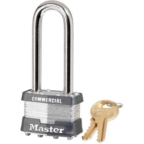 Cadenas commercial, Argent, Cl&eacute;s diff&eacute;rentes, Acier lamin&eacute;, Largeur de 1-3/4" Distribution Jean Lapalme