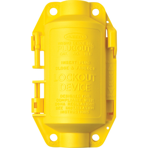 Hubbell Plugout&reg; Lockout, Plug Type Distribution Jean Lapalme