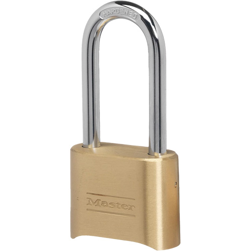 Combination Padlock, Silver, Brass Coating, 2" Width Distribution Jean Lapalme