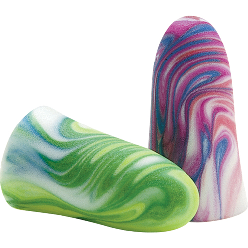 SparkPlugs&reg; Multi-Coloured Foam Earplugs, Bulk - Box Distribution Jean Lapalme