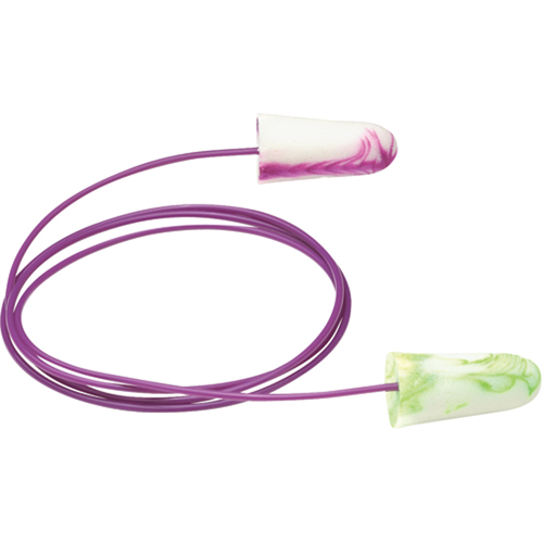 Bouchons d'oreilles en mousse SparkPlugs, Vrac - Boîte, Avec cordon Distribution Jean Lapalme