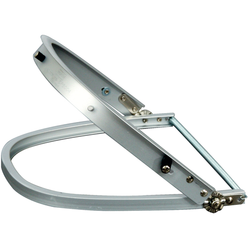 Support de visi&egrave;re en aluminium pour casques &agrave; fentes de North Distribution Jean Lapalme