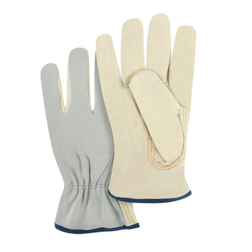 Gants de conducteur &agrave; dos fendu, T-Grand, Paume en Cuir fleur de vache Distribution Jean Lapalme