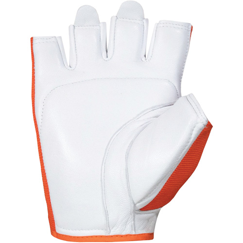Vibrastop Half-Finger Vibration-Dampening Gloves, Size Large, Goatskin Palm Distribution Jean Lapalme