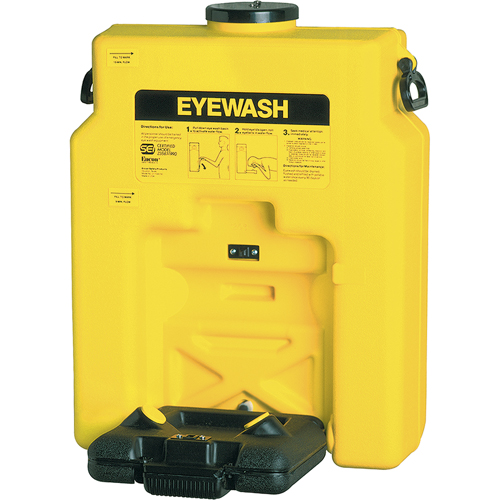 Douche oculaire, Aliment&eacute; par gravit&eacute;, Capacit&eacute; 14 gal., Conformit&eacute; ANSI Z358.1 Distribution Jean Lapalme