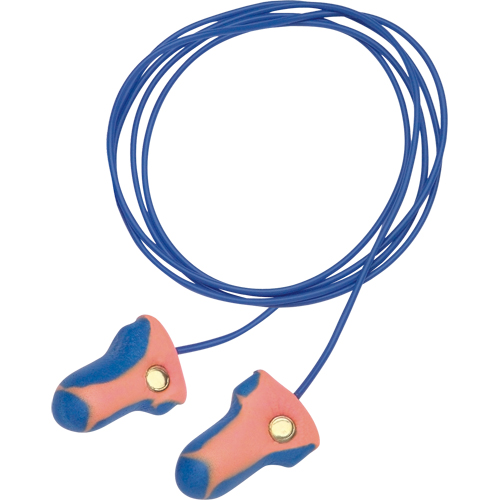 Howard Leight Laser-Trak Single-Use Detectable Earplugs, Pair - Polybag, Corded Distribution Jean Lapalme