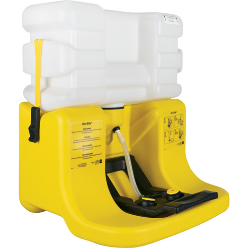 Douche oculaire On-Site, Aliment&eacute; par gravit&eacute;, Capacit&eacute; 7 gal., Conformit&eacute; ANSI Z358.1 Distribution Jean Lapalme