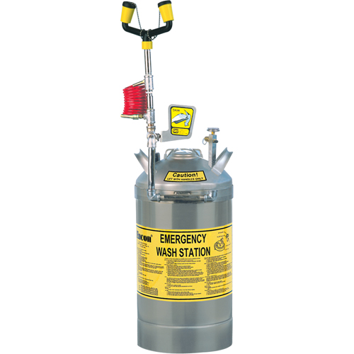 Self-Contained Eyewash Station, Pressurized, 13 gal. Capacity, Meets ANSI Z358.1 Distribution Jean Lapalme