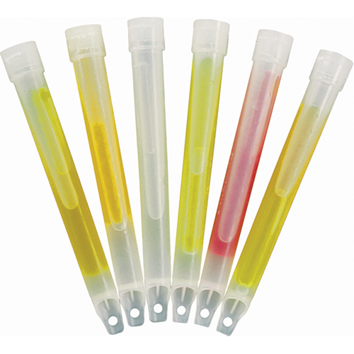 B&acirc;tons de s&eacute;curit&eacute; luminescents Cyalume 6", Rouge, Dur&eacute;e 30 min Distribution Jean Lapalme